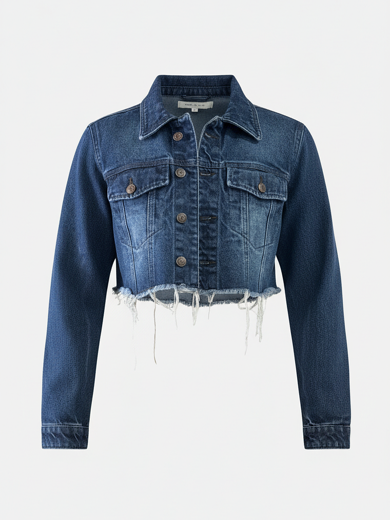 Chaqueta Crop Azul DENIM 9
