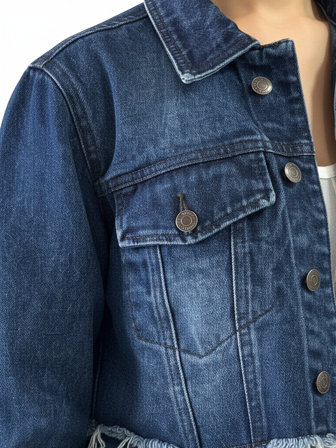 Chaqueta Crop Azul DENIM 11