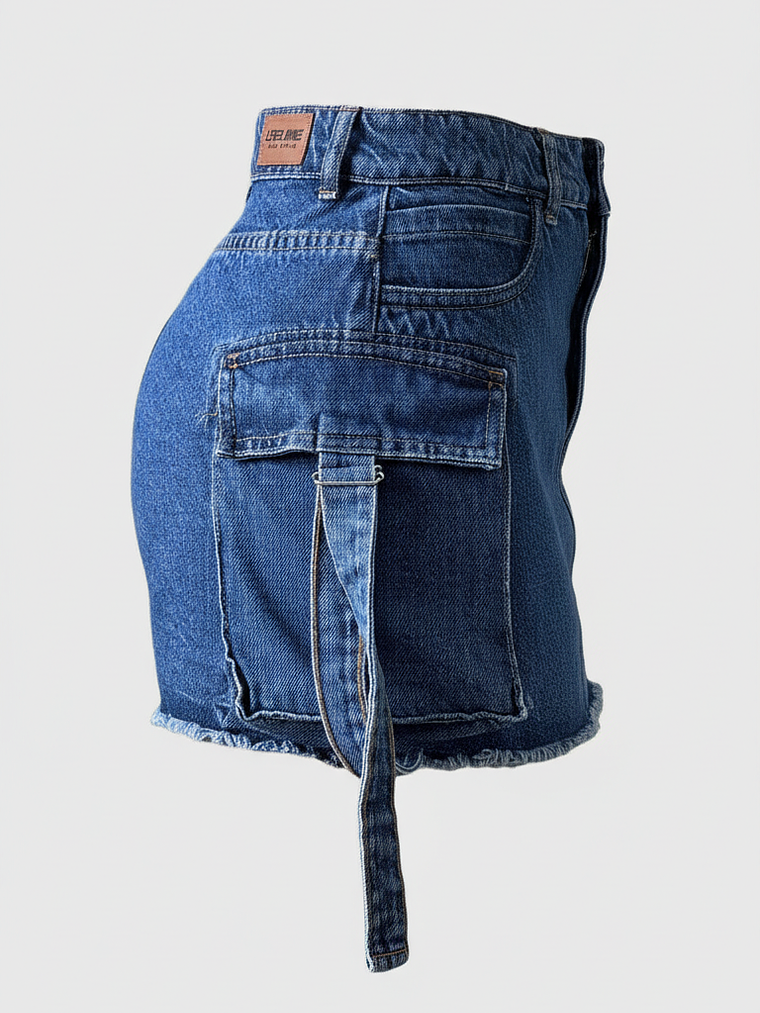 Falda Cargo denim 6