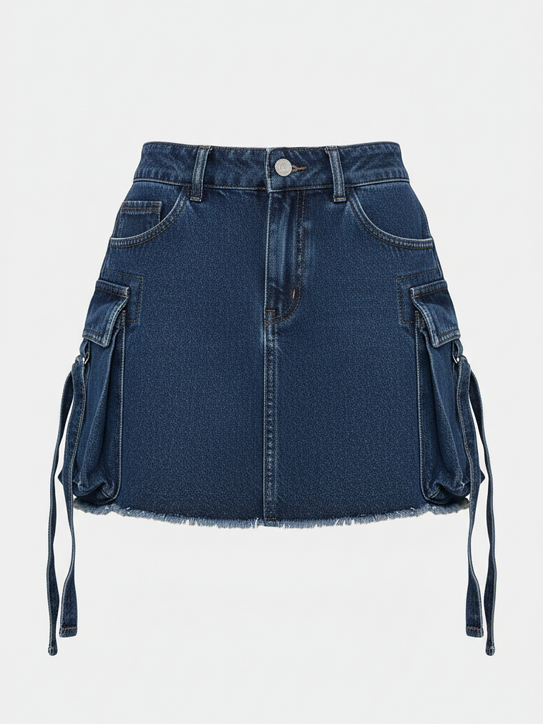 Falda Cargo denim 11