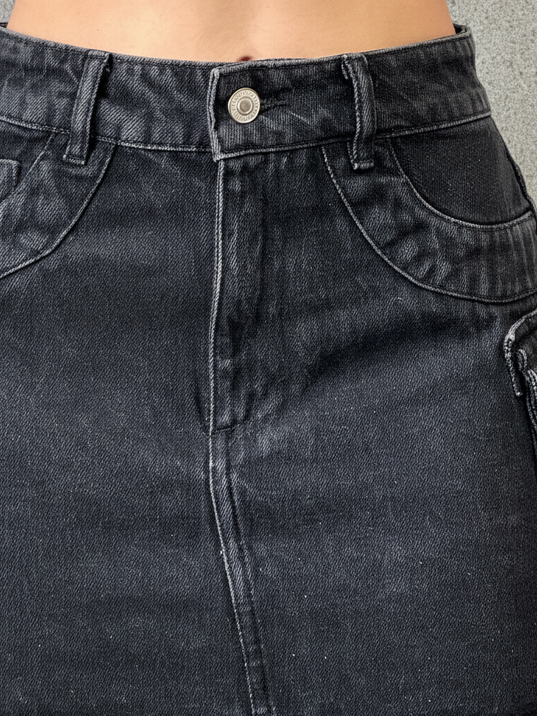 Falda Negra Jeans 3