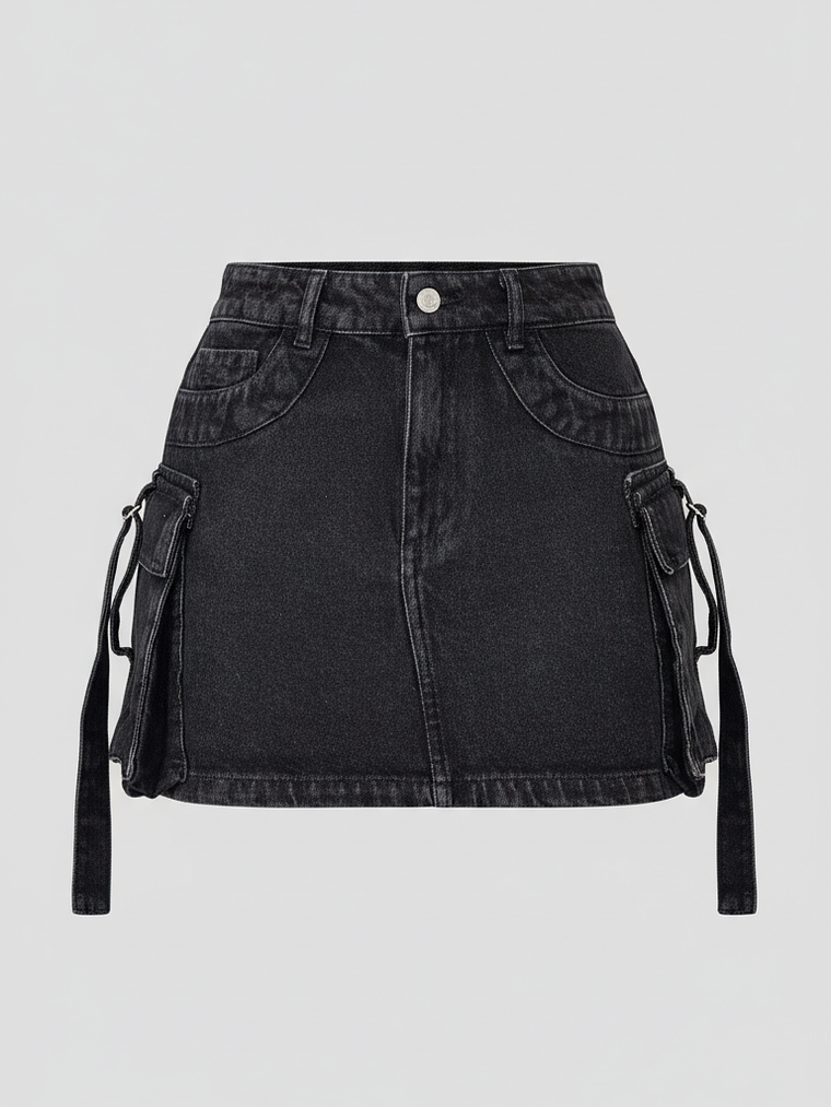 Falda Negra Jeans 1