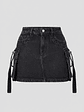 Falda Negra Jeans - Miniatura 1
