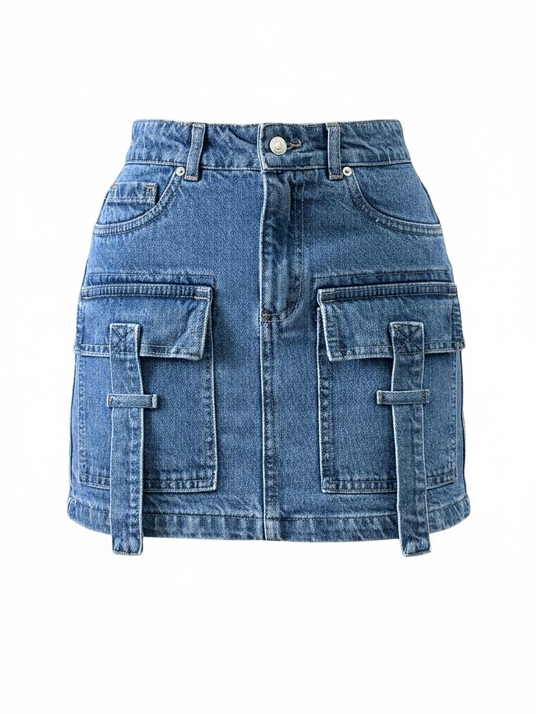 Falda Denim Mujer 1