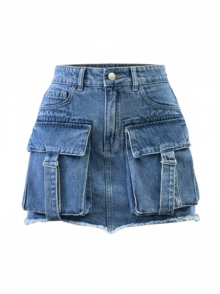 Falda Denim azul 1