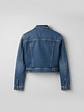 Chaqueta Crop Azul DENIM - thumbnail 4