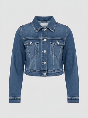 Chaqueta Crop Azul DENIM