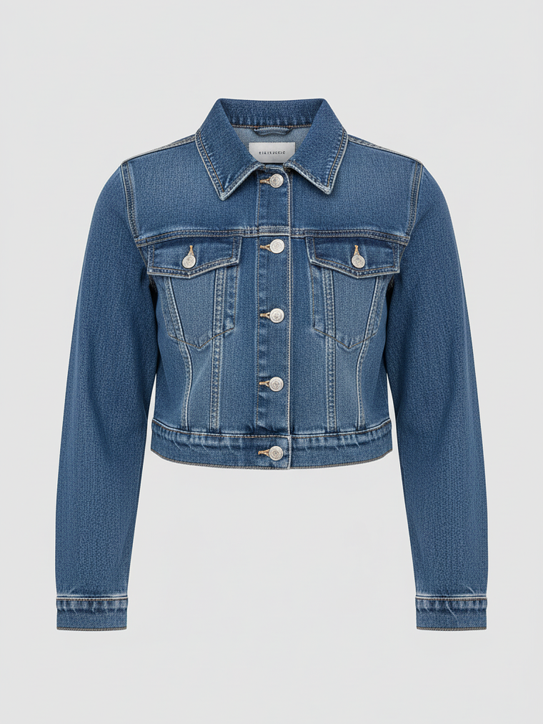 Chaqueta Crop Azul DENIM 1