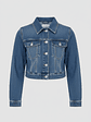 Chaqueta Crop Azul DENIM - thumbnail 1