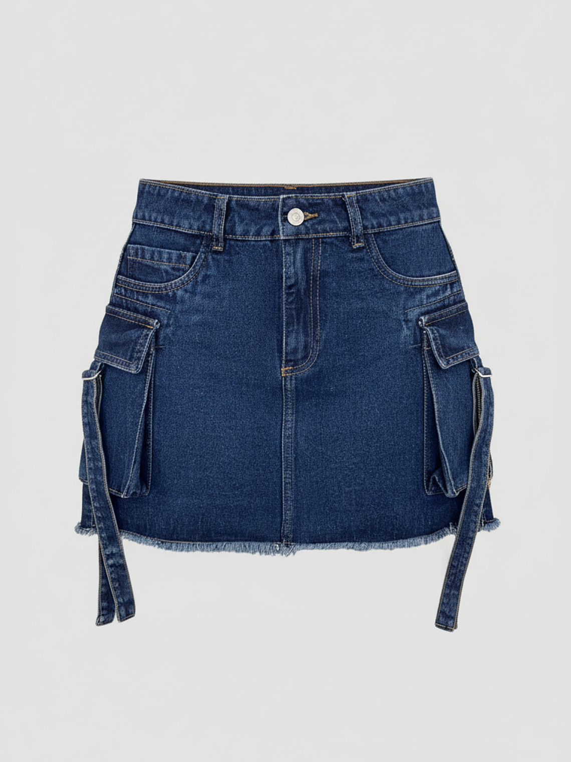 Falda Cargo Denim 1