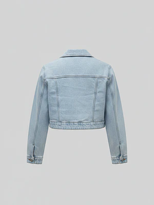 Chaqueta Crop Azul DENIM