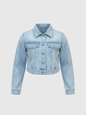 Chaqueta Crop Azul DENIM