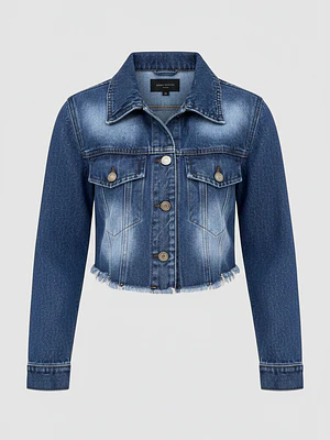 Chaqueta Crop Azul DENIM