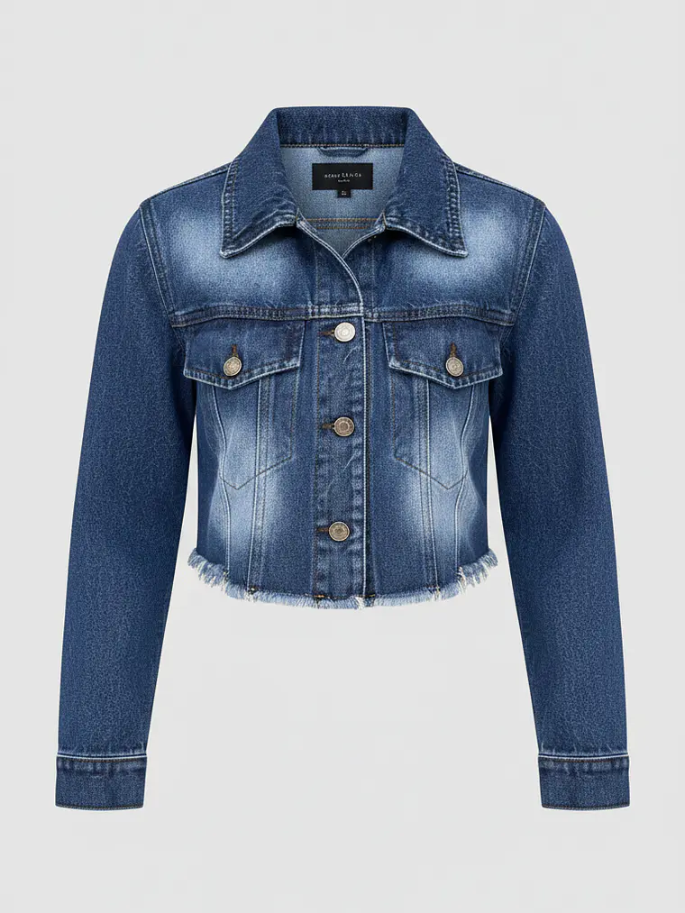 Chaqueta Crop Azul DENIM 1