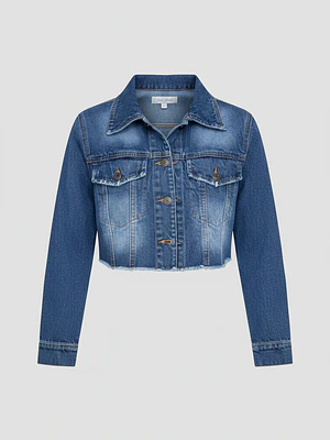 Chaqueta Crop Azul DENIM