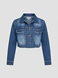Chaqueta Crop Azul DENIM - thumbnail 1