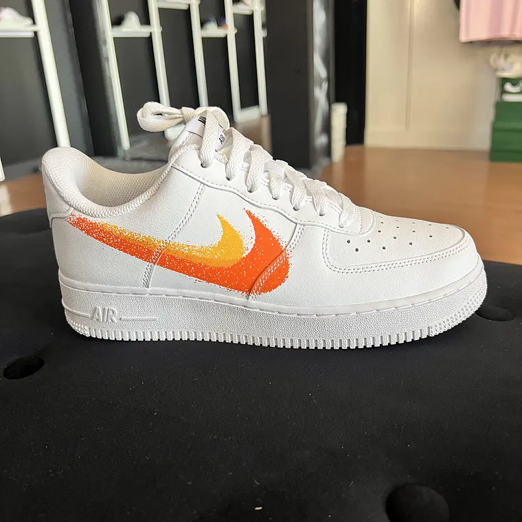 Nike Air Force I  Orange Fury 1