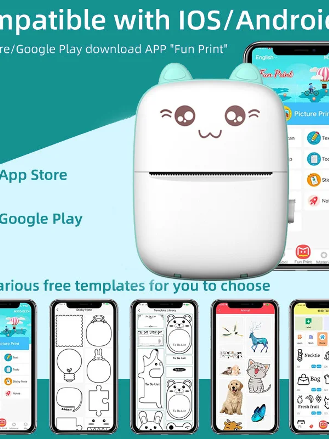 C9 Mini HD Portable Sticker & Label Printer – Print Anywhere, Anytime! 1