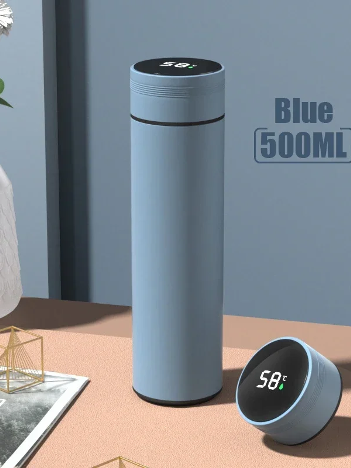 500ML Temperature Display Thermos 12