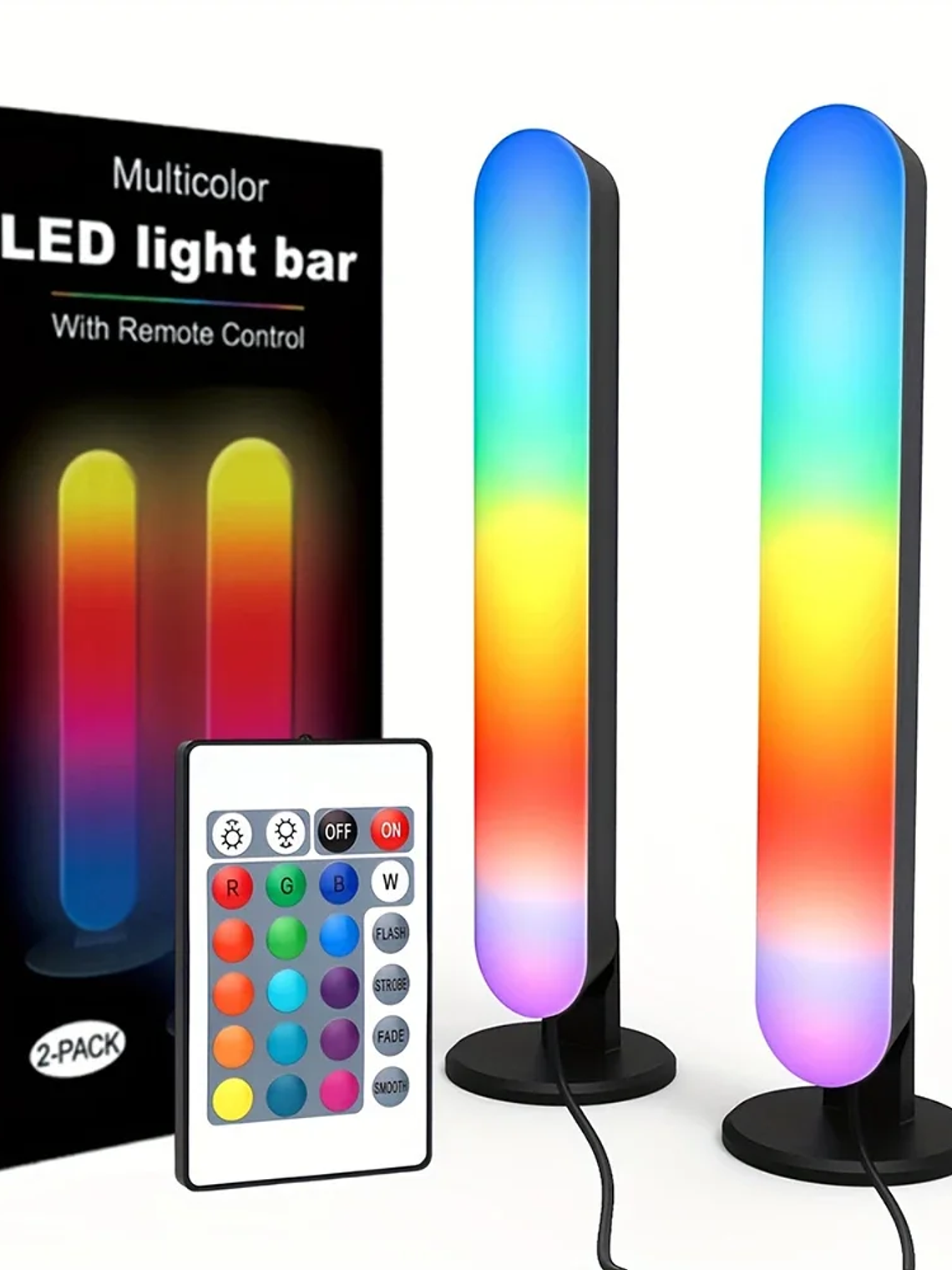 RGB Pickup Light Music Rhythm Lights Upgraded USB Rechargeable Model Christmas Decoration Desktop RGB Light Bar Music Rhythm 1