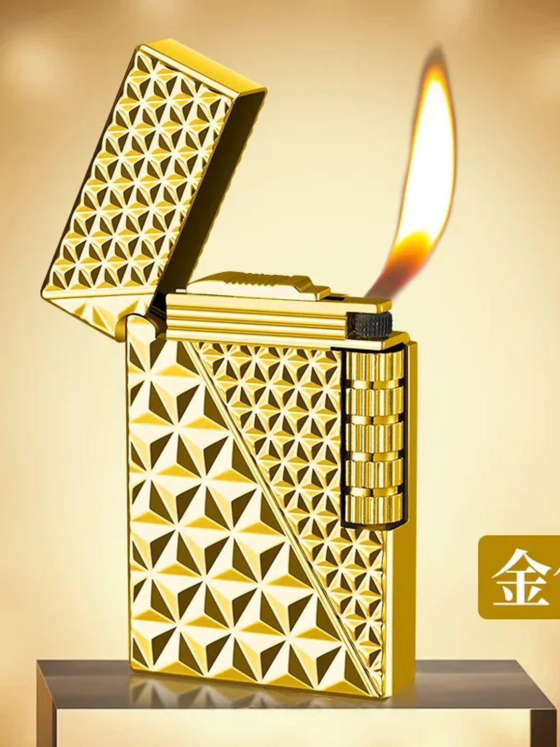 Windproof  Waterproof Metal Lighter Electroplated Dragon Embossed Pattern Red Fire Direct Cigar Lighter Men Smoke Accesoires 9