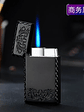 Windproof  Waterproof Metal Lighter Electroplated Dragon Embossed Pattern Red Fire Direct Cigar Lighter Men Smoke Accesoires - thumbnail 13