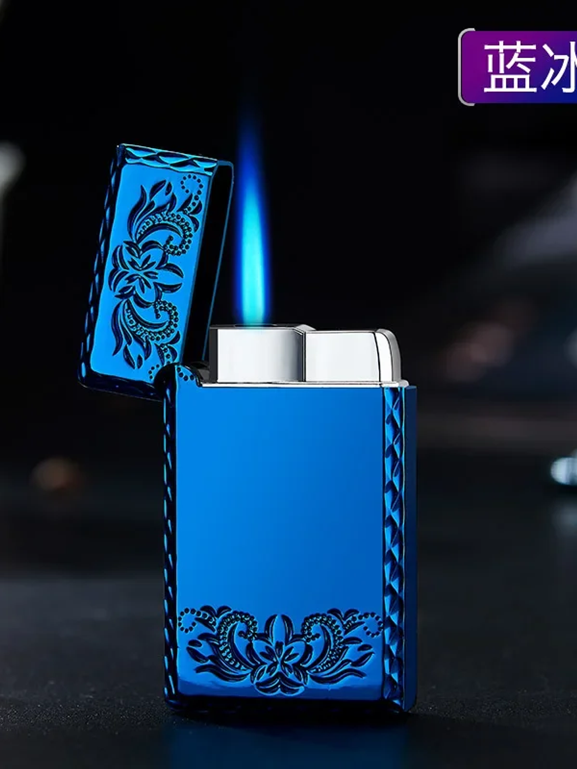 Windproof  Waterproof Metal Lighter Electroplated Dragon Embossed Pattern Red Fire Direct Cigar Lighter Men Smoke Accesoires 15