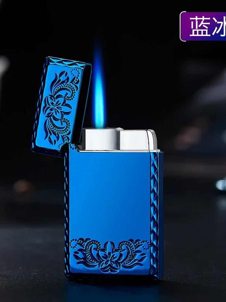 Windproof  Waterproof Metal Lighter Electroplated Dragon Embossed Pattern Red Fire Direct Cigar Lighter Men Smoke Accesoires 15