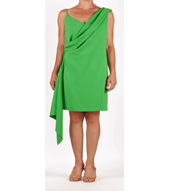 Vestido Drapeado al Costado