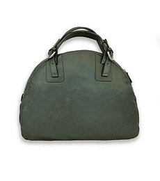 Cartera tipo bolso verde oscuro 