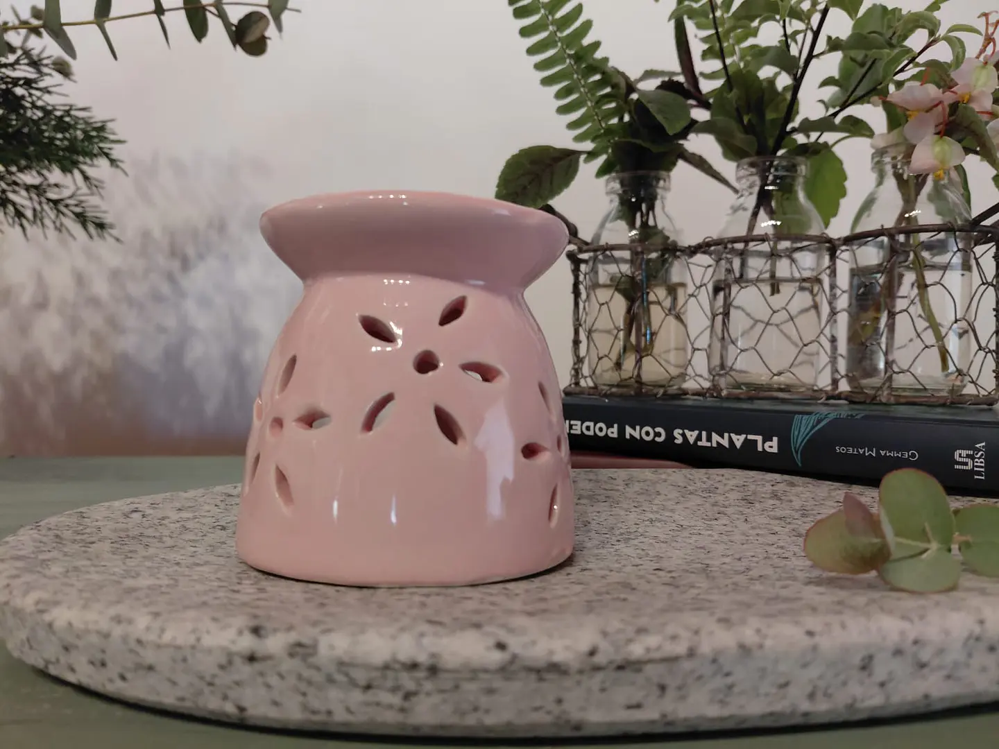 Difusor Cerámica Rosado 2