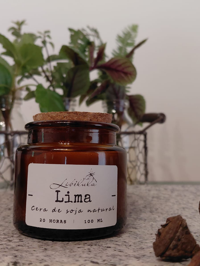 Velas en Frasco de Vidrio tapa corcho 5