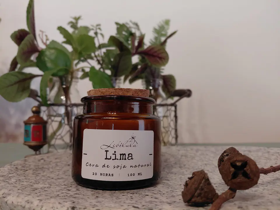 Velas en Frasco de Vidrio tapa corcho 5