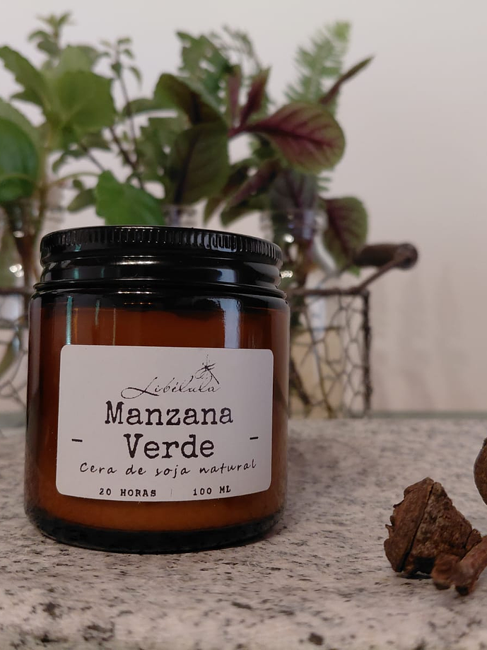 Velas en Frasco de Vidrio tapa corcho 6