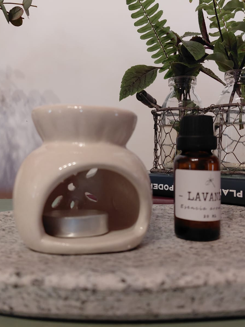 Difusor cerámica pequeño + esencia aromática  1