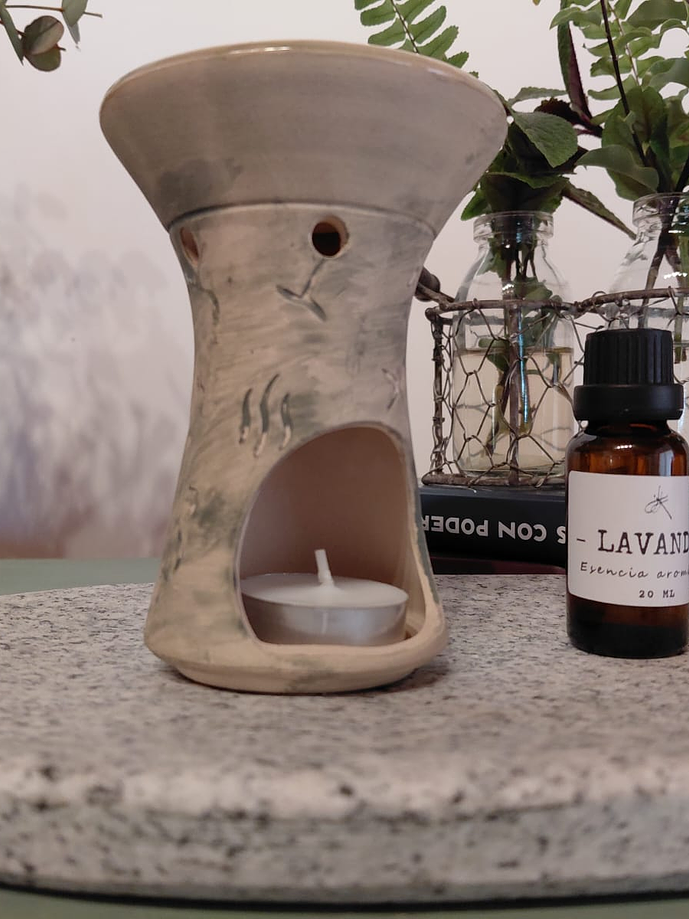 Difusor Cerámica Oriental + esencia aromática 1