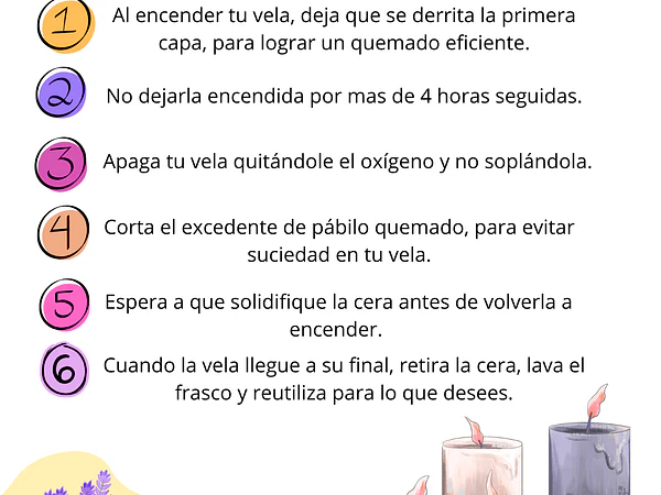 ¿Cómo cuidar mis velas?