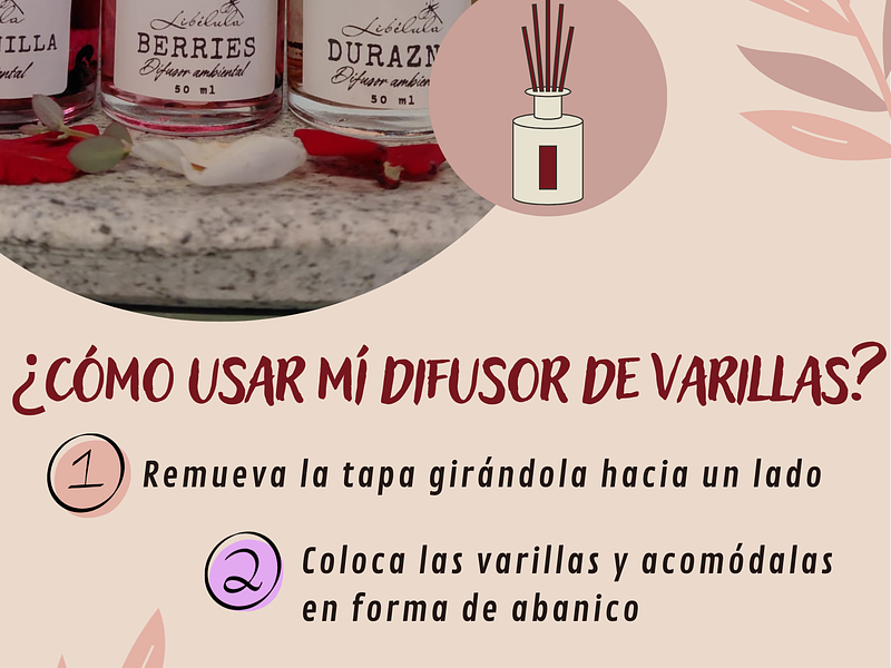 ¿Cómo usar mi Difusor de Varillas?