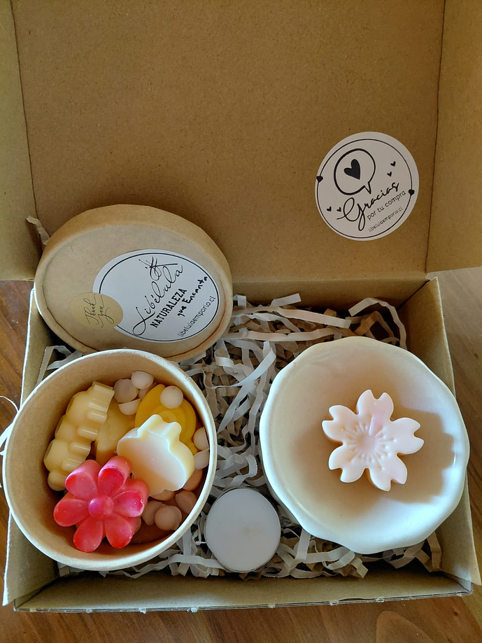 Difusor Cerámica Blanca + Bombones Aromáticos 2