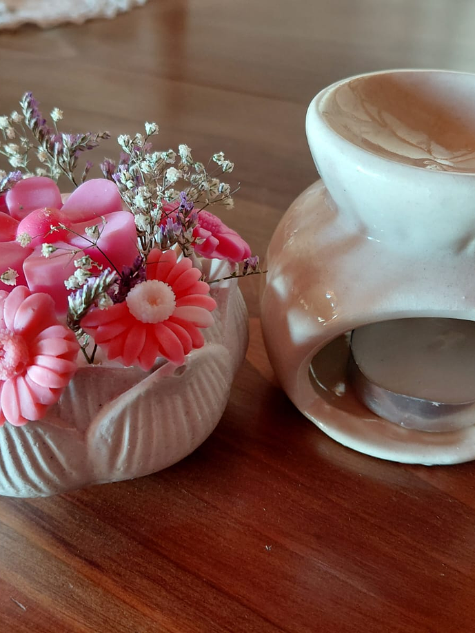 Difusor de Cerámica + Bouquet de flores 4