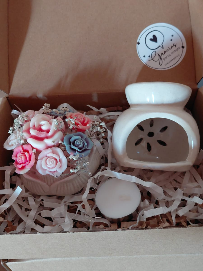 Difusor de Cerámica + Bouquet de flores 2