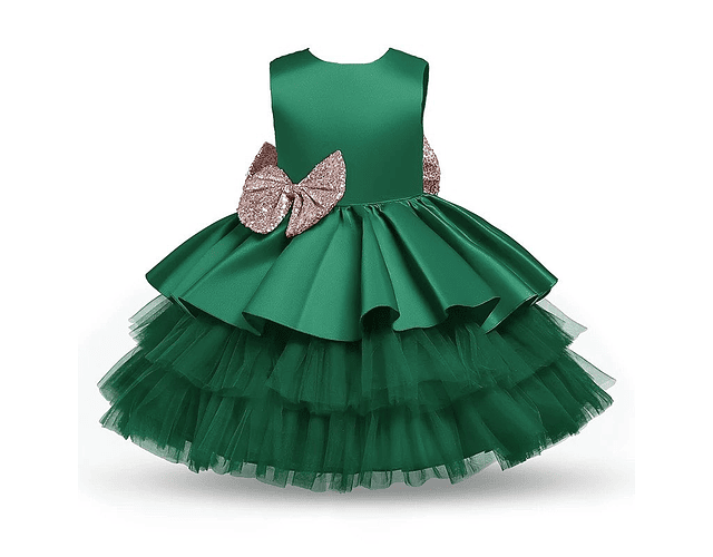 Vestido de Gala Chloe verde 