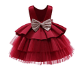 Vestido de Gala Lujo rojo italiano 