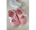 Pack zapatos charol bebe + calcetines 