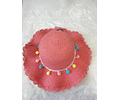 Sombreros niña pompom