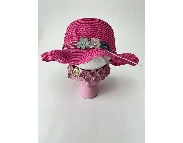 Sombreros niña pompom