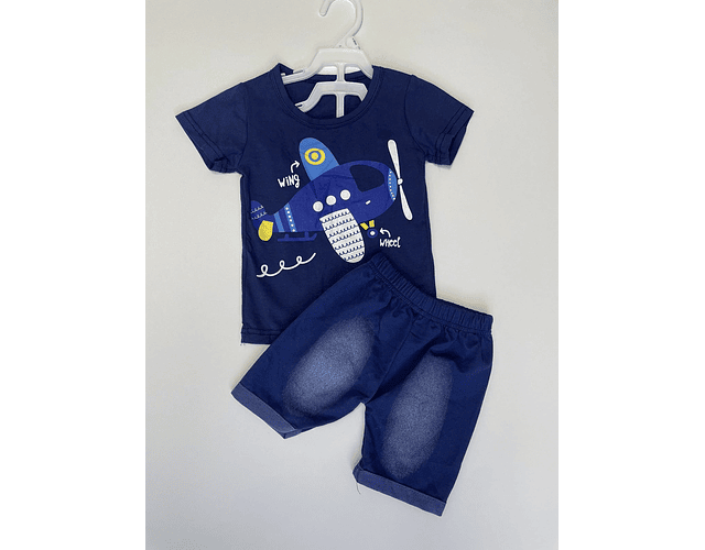 Conjunto short + polera niño