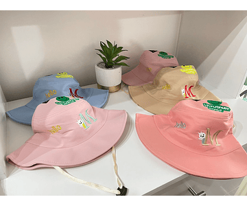 Gorros sol bebe bucket hat 