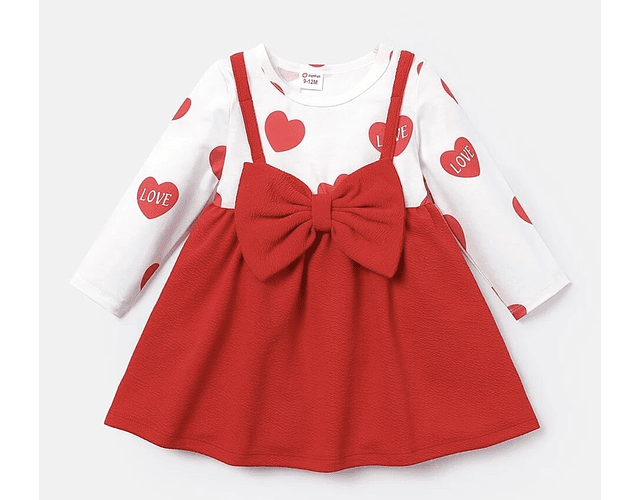 Vestido rojo san Valentín 