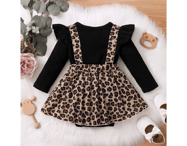 Conjunto enterito Animal print algodón 